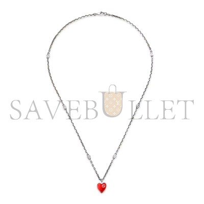 GUCCI RED HEART NECKLACE 645545